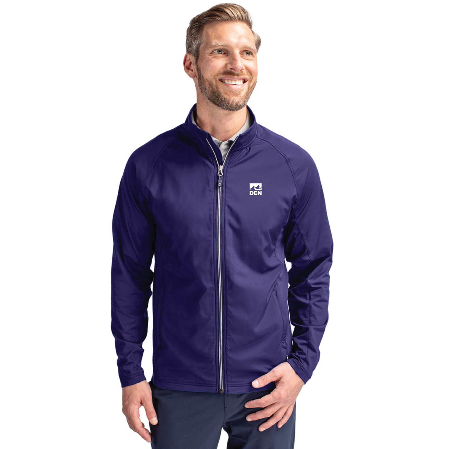 Men's Soft Knit Stretch Full Zip Jacket