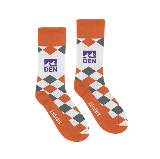 Argyle Crew Sock
