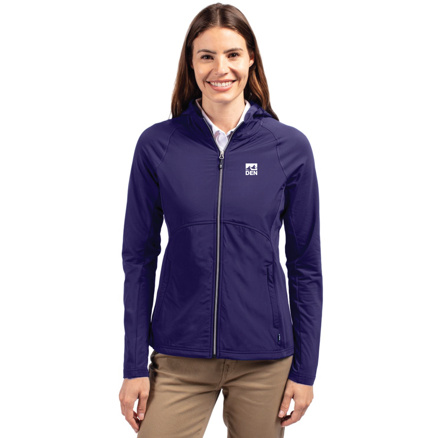 Women's Soft Knit Stretch Full Zip Jacket
