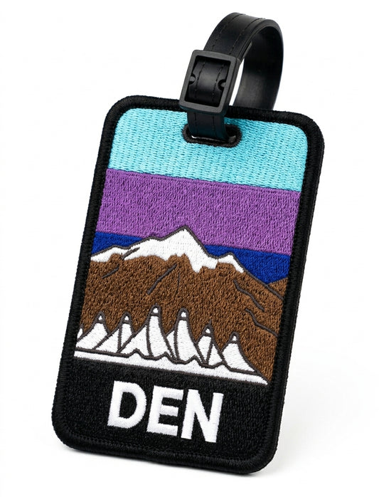 Embroidered Luggage Tag