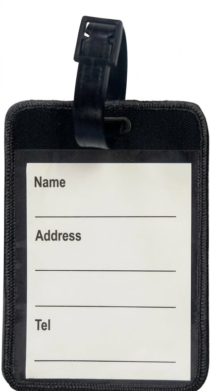 Embroidered Luggage Tag