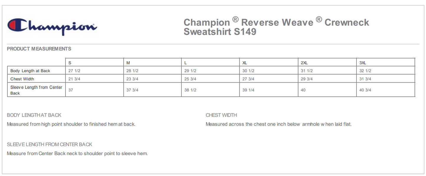 Black-on-Black Champion Crewneck