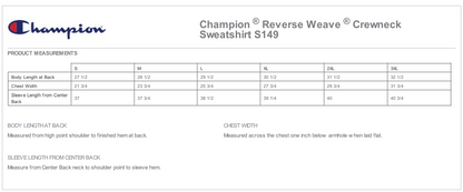 Black-on-Black Champion Crewneck