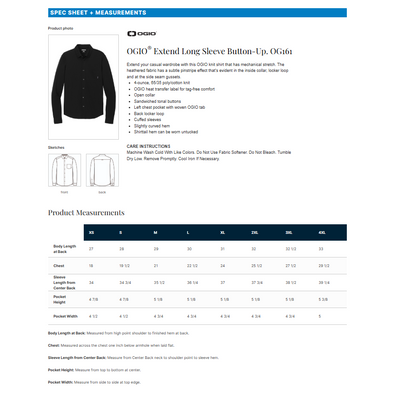 Men's Ogio Long Sleeve Button-Up
