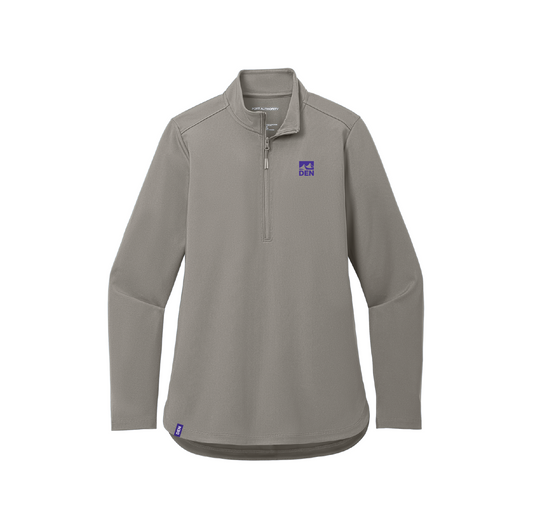 Port Authority Women's C-FREE Double Knit 1/4-Zip